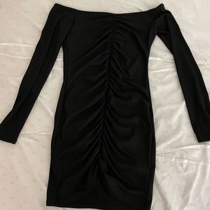 Shein Black Off the Shoulder Dress